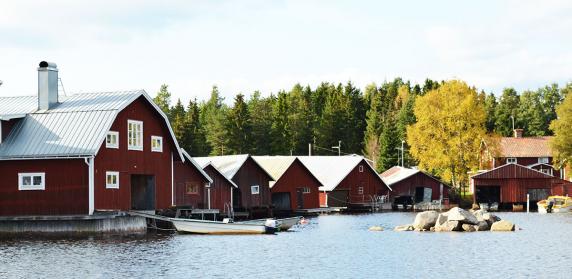 Sjöbodar i Skärså