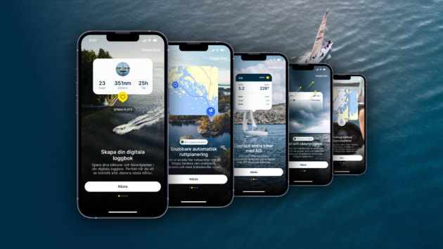 Skippo app för båtnavigation